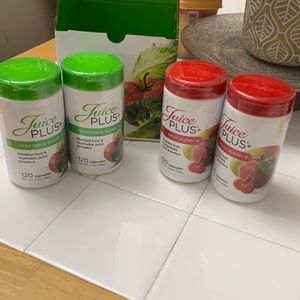 Juice Plus+ Fruit and Vegetable Blends 4 bottles